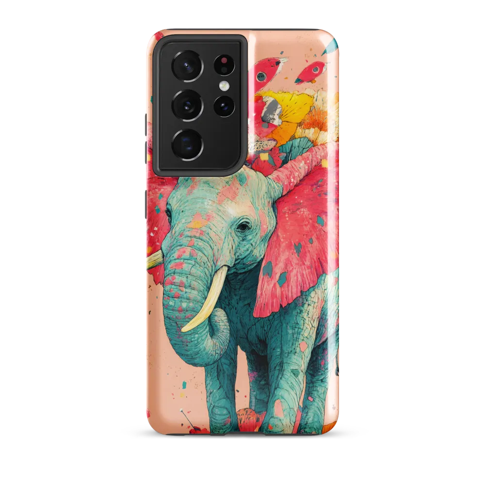 Whimsical Elegance: The Floral Elephant