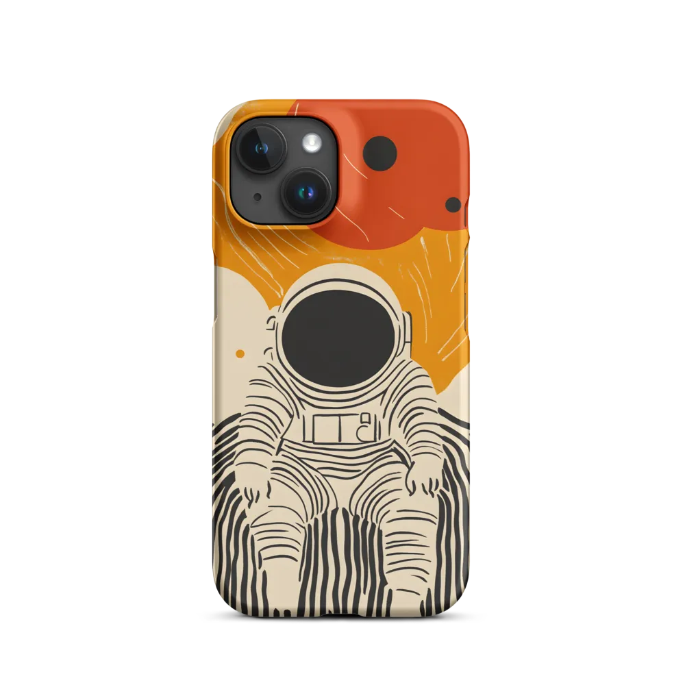 Astronaut in Cosmic Thoughts | Phone Case |  15 | Snap Case | Matte