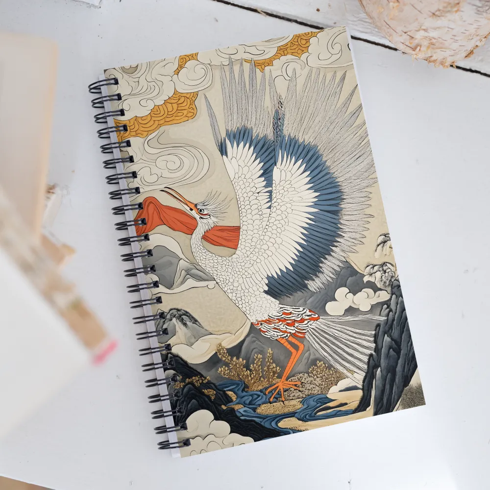 Ascendancy of the Crane | Spiral Notebook