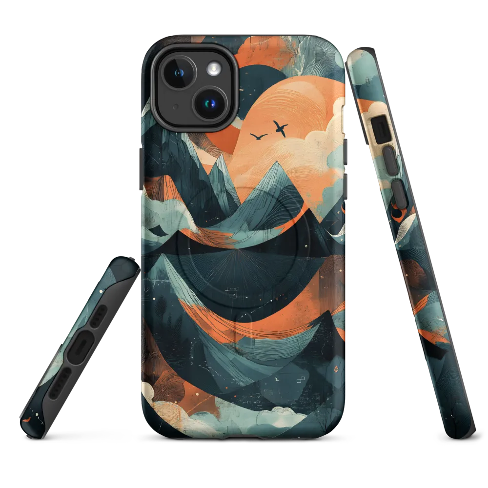 Ethereal Mountain Dreams | Phone Case |  14 Plus | MagSafe® Tough Case | Matte