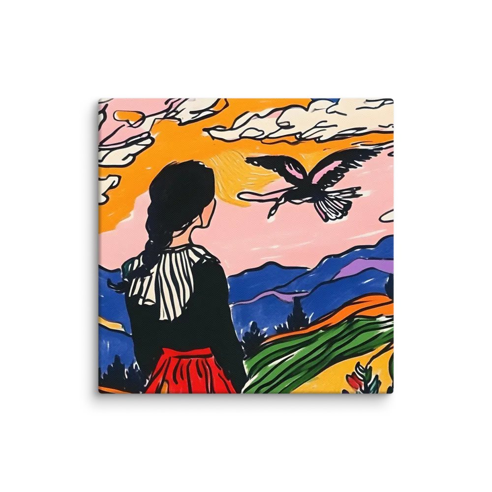 A Journey into Freedom | Canvas | 14″×14″