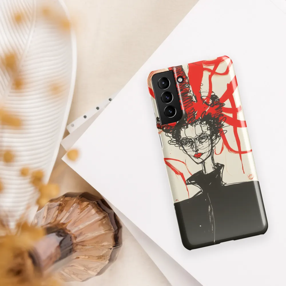 Dramatic Elegance in Red and Black