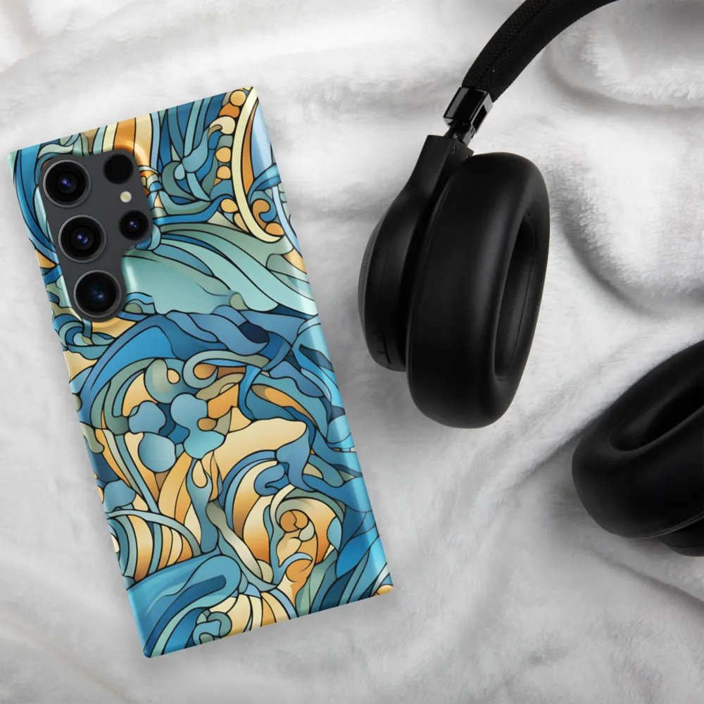 Dancing Waves of the Ocean | Phone Case |  S23 Ultra | Snap Case | Matte