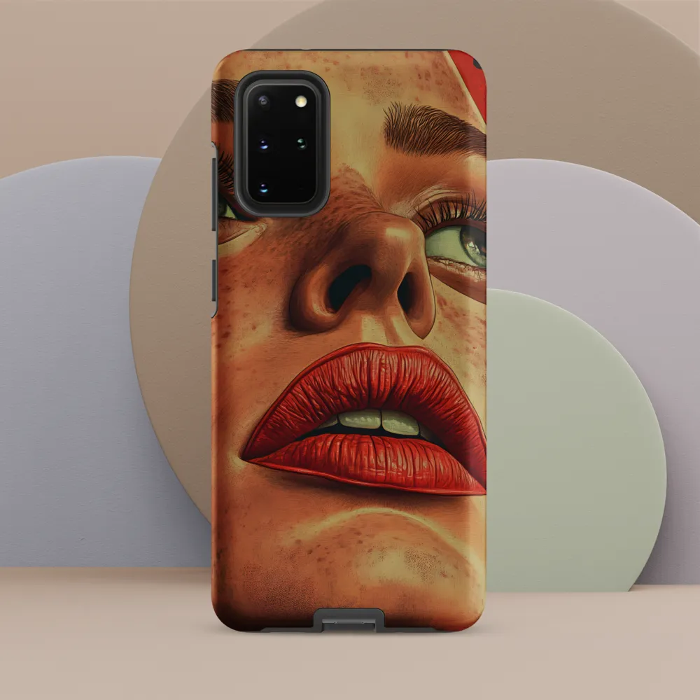 Red Intensity: A Portrait of Elegance