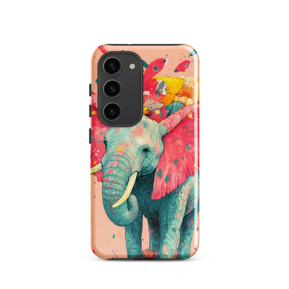 Whimsical Elegance: The Floral Elephant