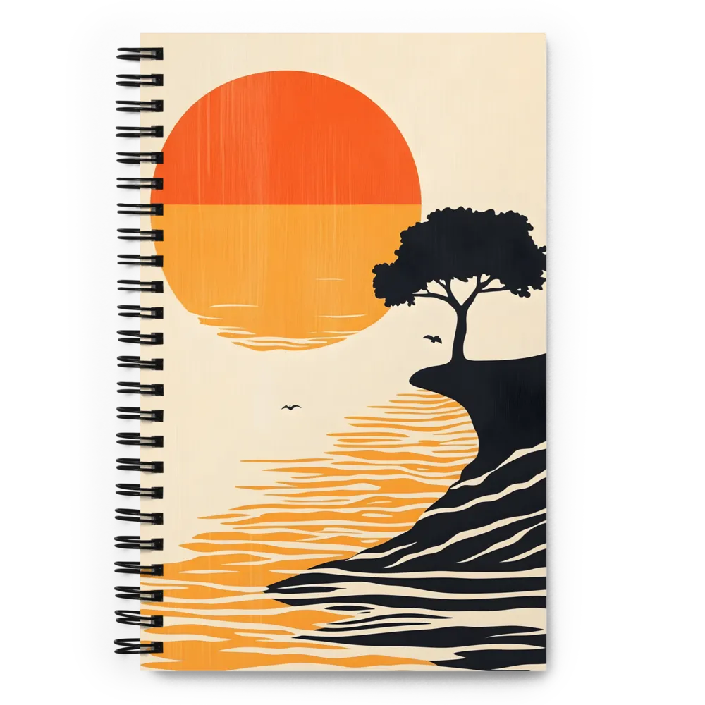 Serene Sunset | Spiral Notebook