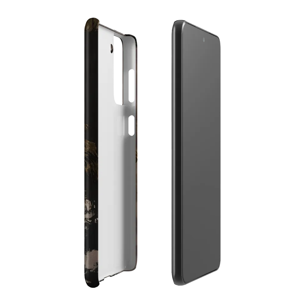Majestic Silence: The Golden Tiger | Phone Case |  S21 Plus | Snap Case | Matte