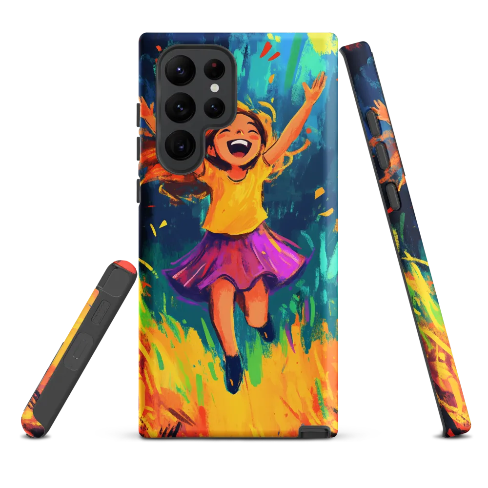 Joyful Escape into Nature | Phone Case |  S22 Ultra | Tough Case | Matte