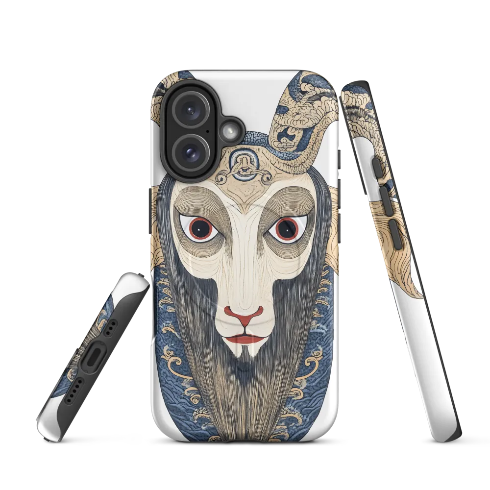Ethereal Gaze of the Ram | Phone Case |  16 | MagSafe® Tough Case | Matte
