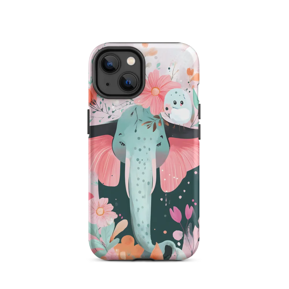 Whimsical Elephant in Bloom