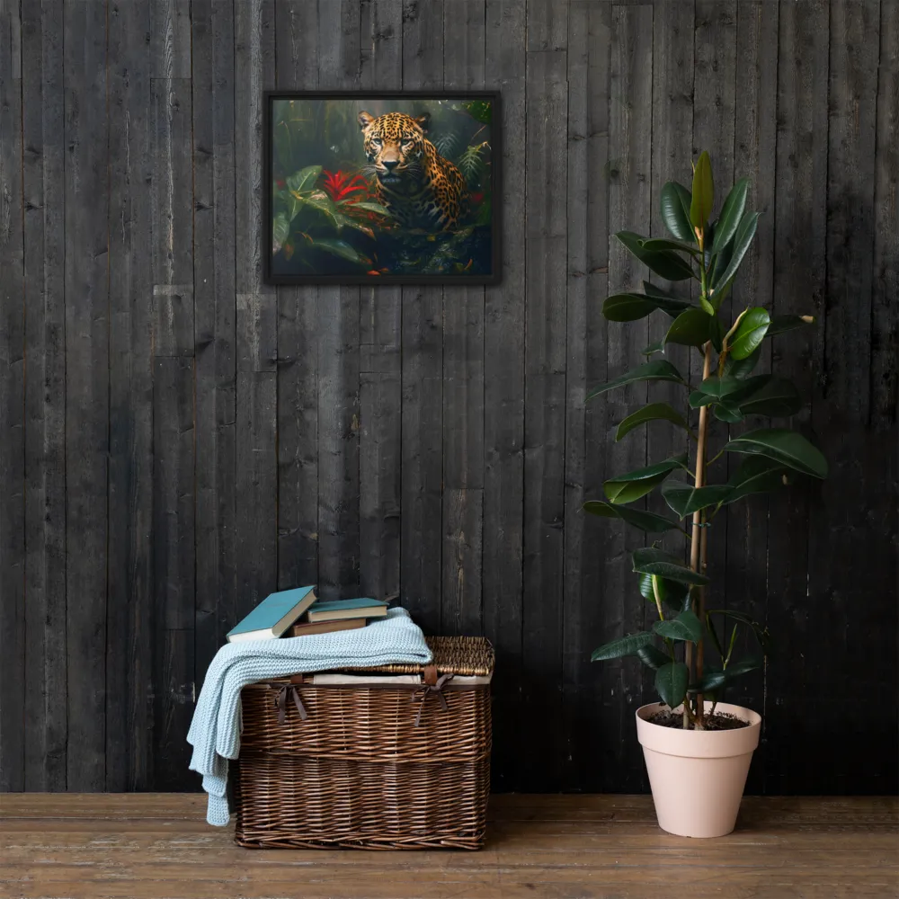 Echoes of the Wild | Canvas with Black Frame | 16″×20″