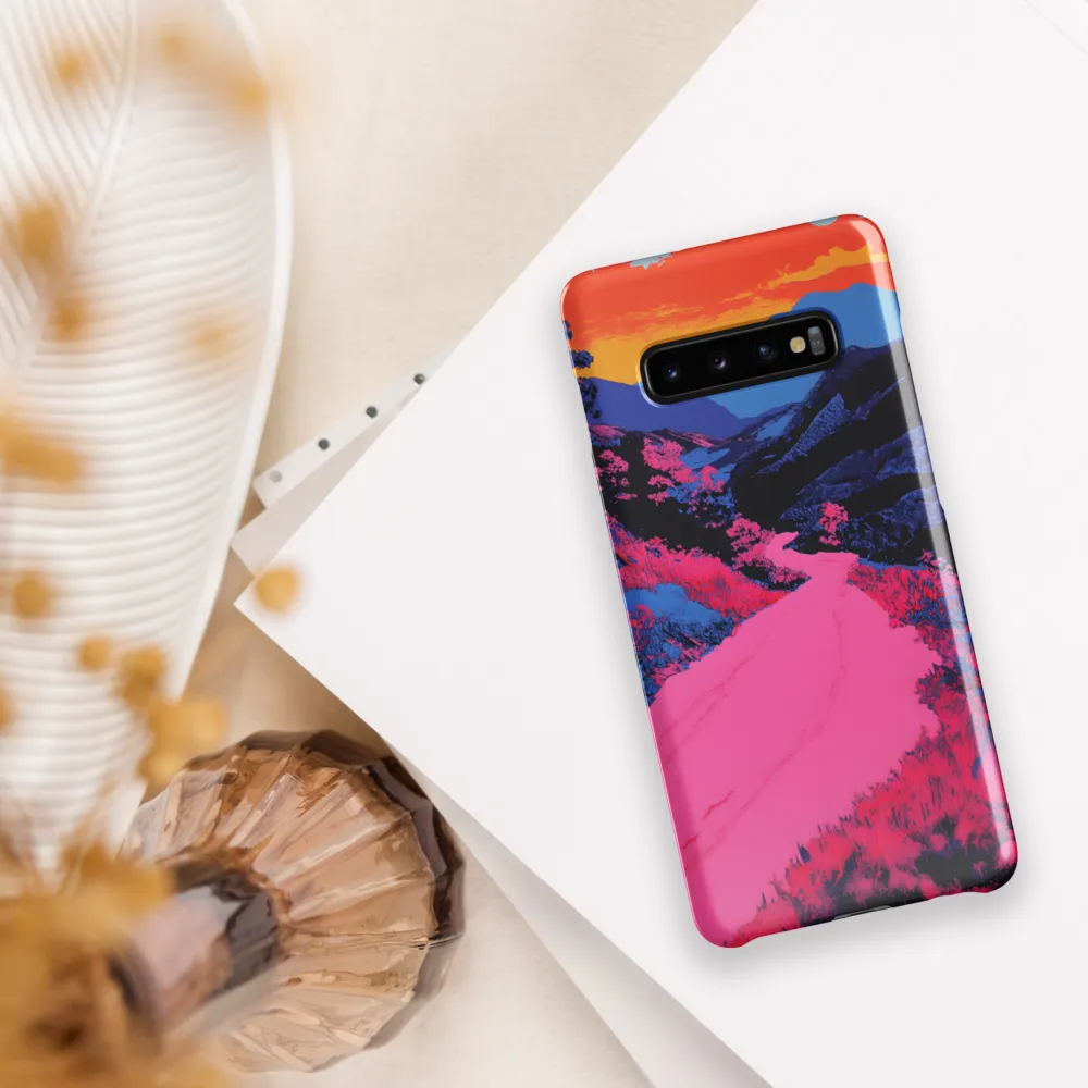 Ethereal Landscape in Vivid Hues | Phone Case |  S10 Plus | Snap Case | Glossy