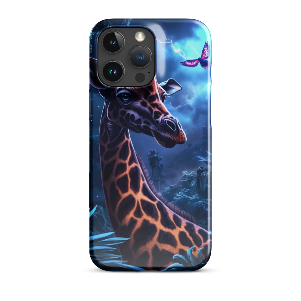 Mystical Giraffe in Twilight Jungle