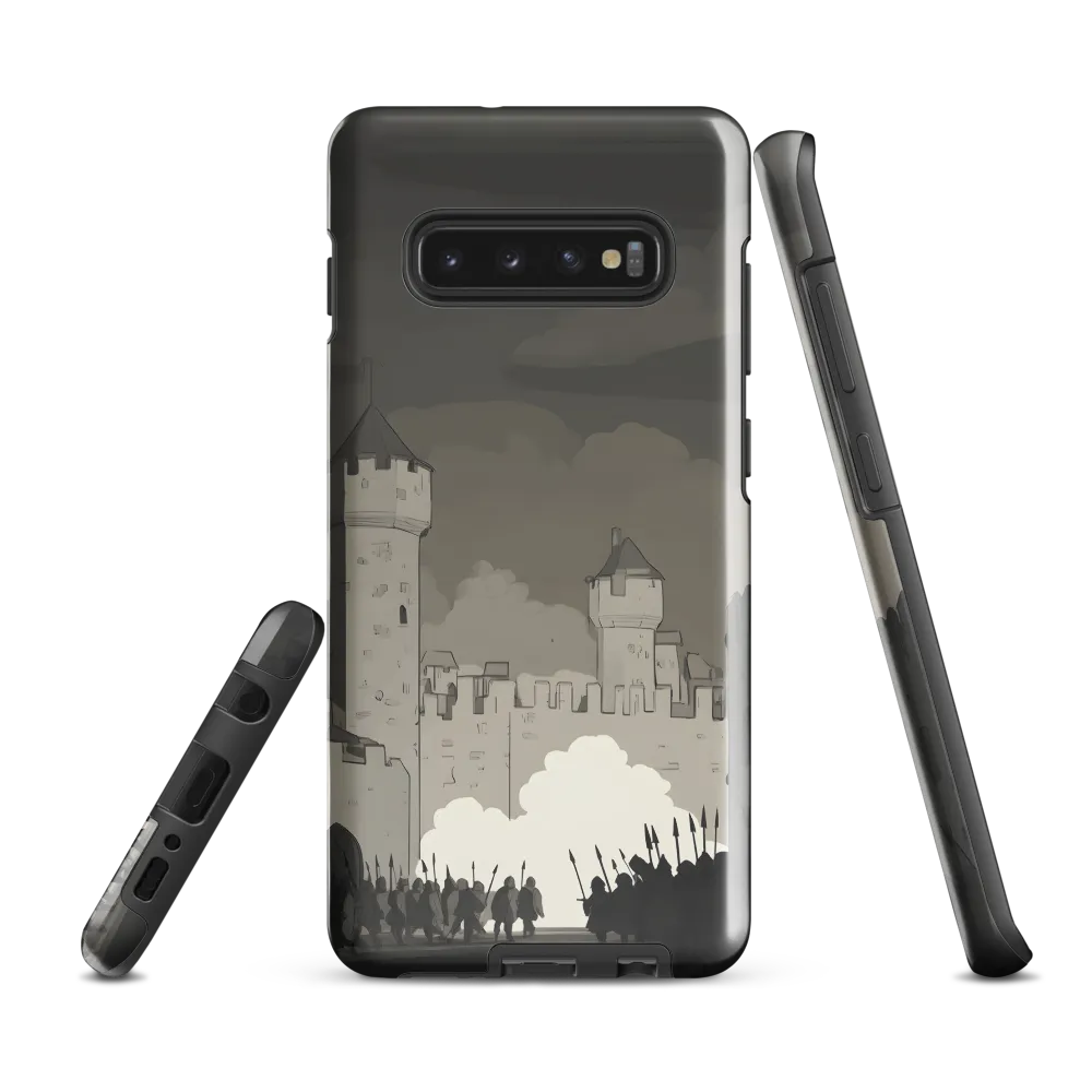 March of Valor: A Medieval Assembly | Phone Case |  S10 Plus | Tough Case | Glossy