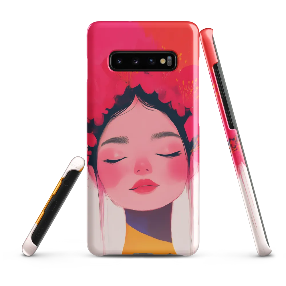 Serenity in Bloom | Phone Case |  S10 Plus | Snap Case | Glossy