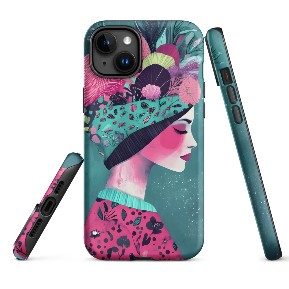 Whimsical Floral Portrait