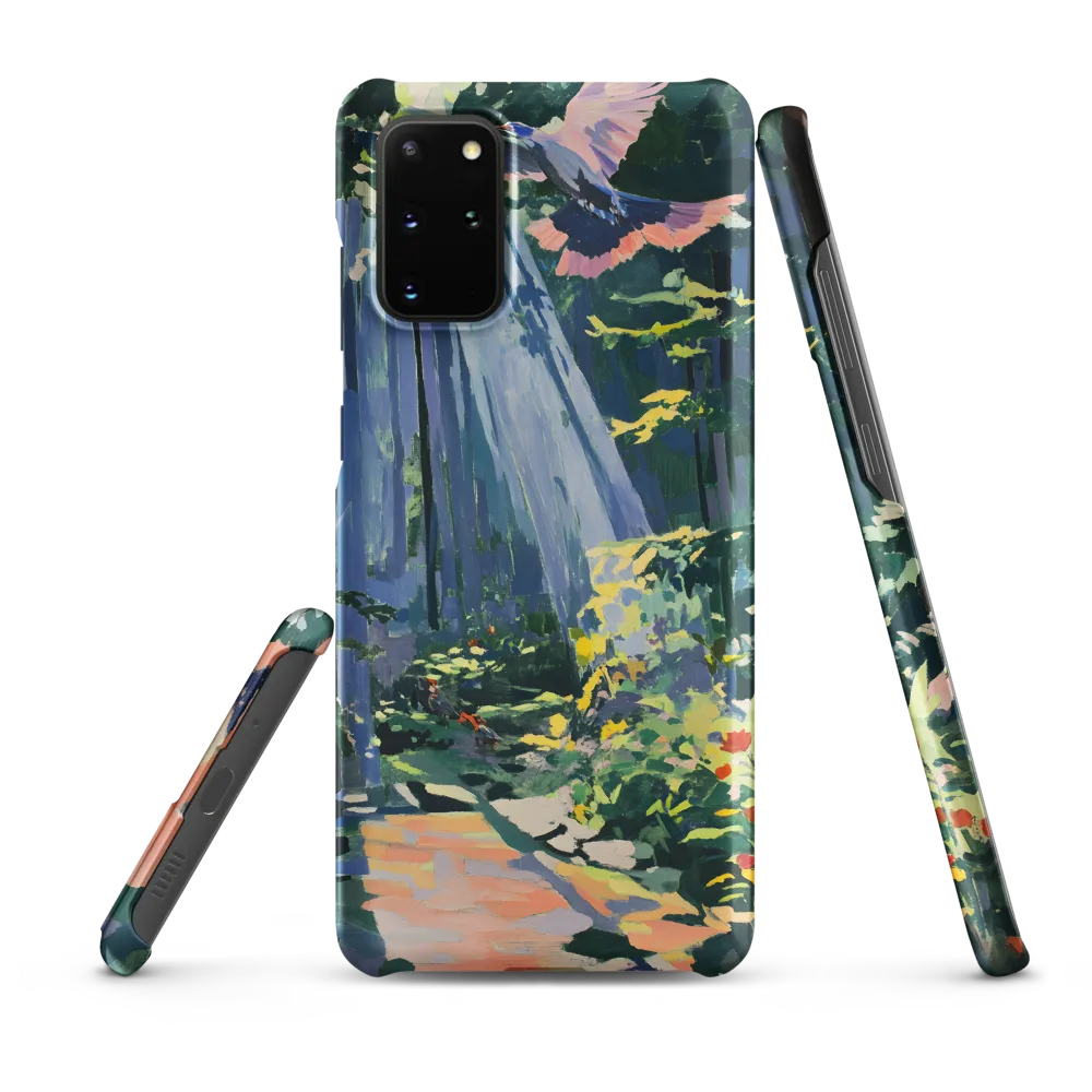 Flight of Light: A Serene Forest | Phone Case |  S20 Plus | Snap Case | Matte