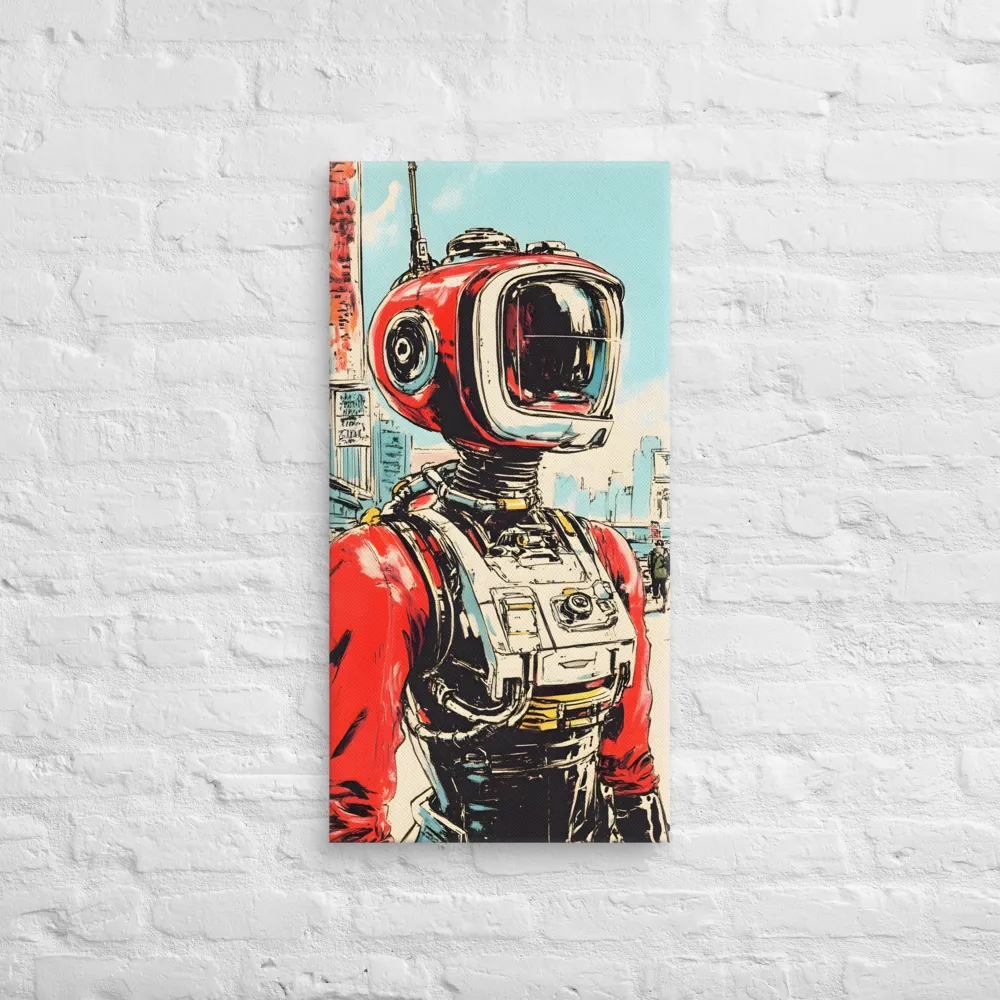 Future Guardian of the City | Canvas | 16″×32″