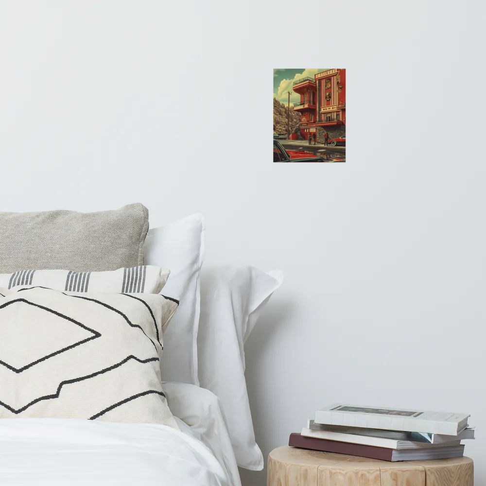 Retro Urban Dreamscape | Poster | 8″×10″
