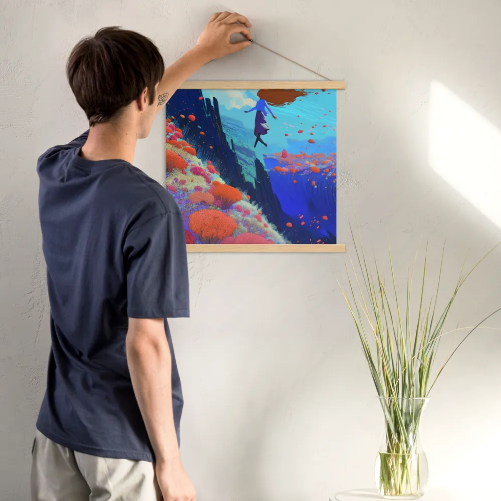 Whispers of Freedom | Poster With Oak Wood Hanger | 18″×18″