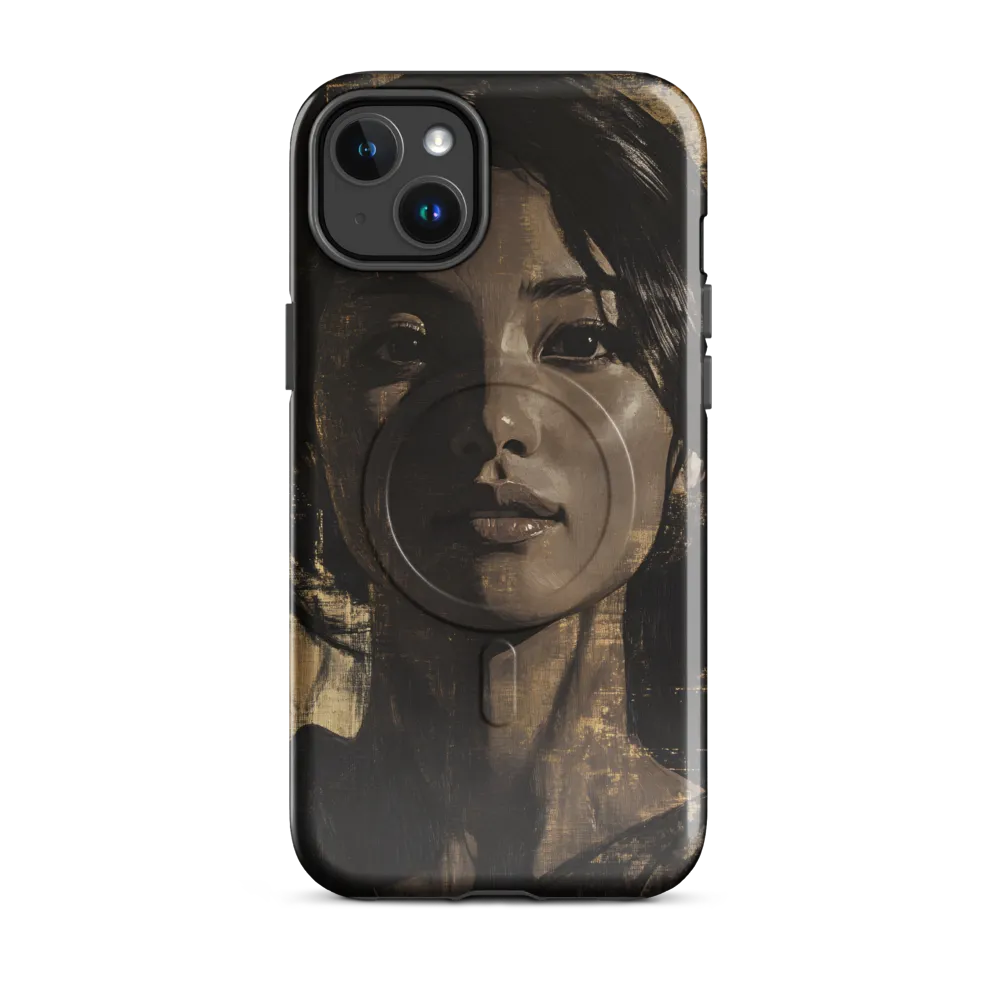 Golden Gaze: A Contemporary Portrait