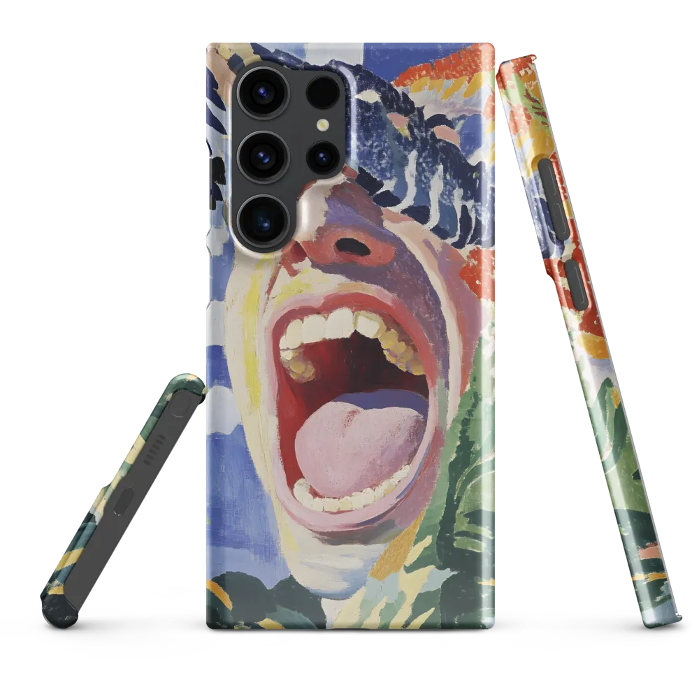 The Echo of Anguish | Phone Case |  S23 Ultra | Snap Case | Glossy