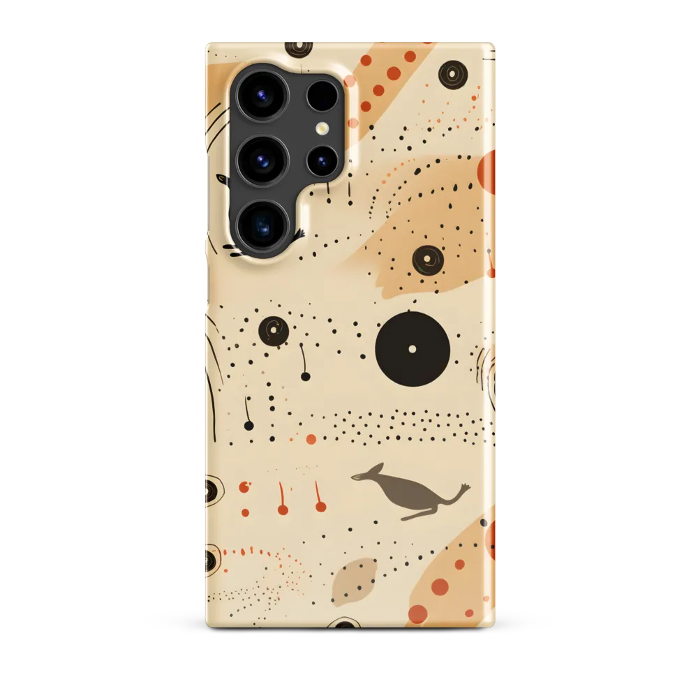 Playful Patterns in Earth Tones | Phone Case |  S24 Ultra | Snap Case | Glossy