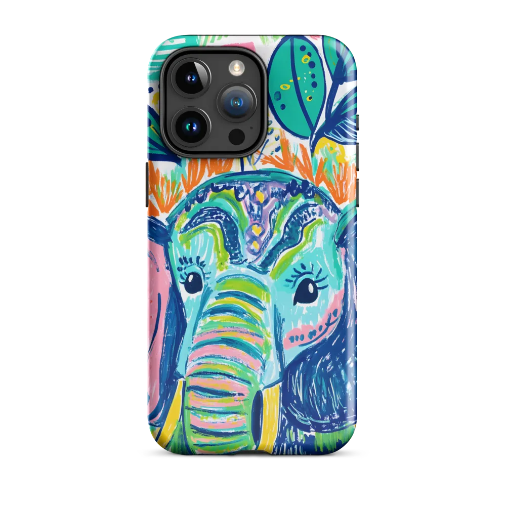 Whimsical Elephant Portrait