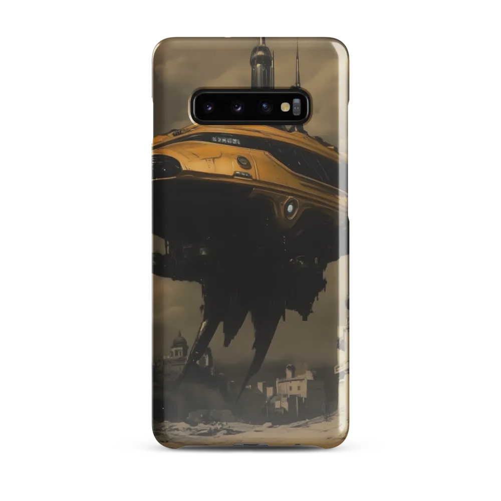 Ethereal Enigma Above a Ruined City | Phone Case |  S10 Plus | Snap Case | Glossy