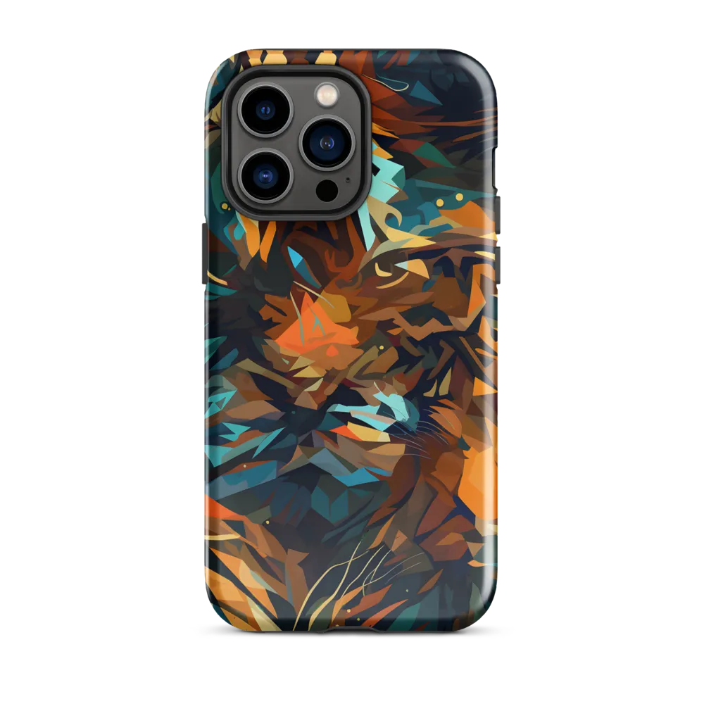 Wild Symphony: Abstract Tigers | Phone Case |  14 Pro Max | Tough Case | Glossy