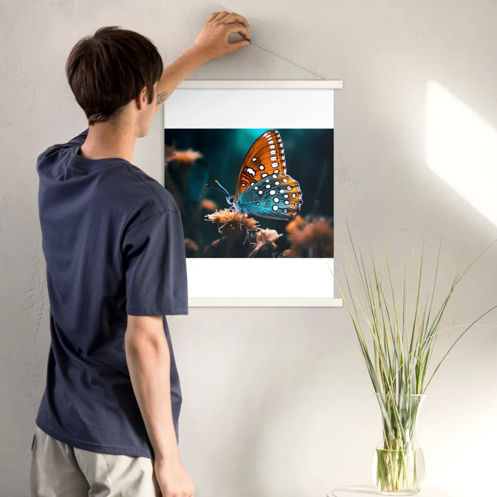 Whispers of Color: The Butterfly's Embrace