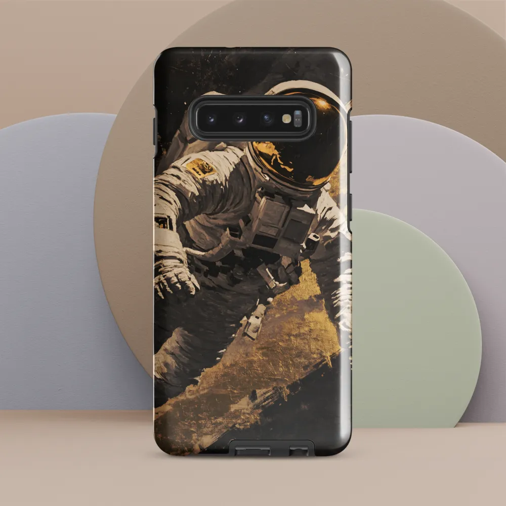 Beyond the Stars: An Astronaut's Journey | Phone Case |  S10 Plus | Tough Case | Glossy