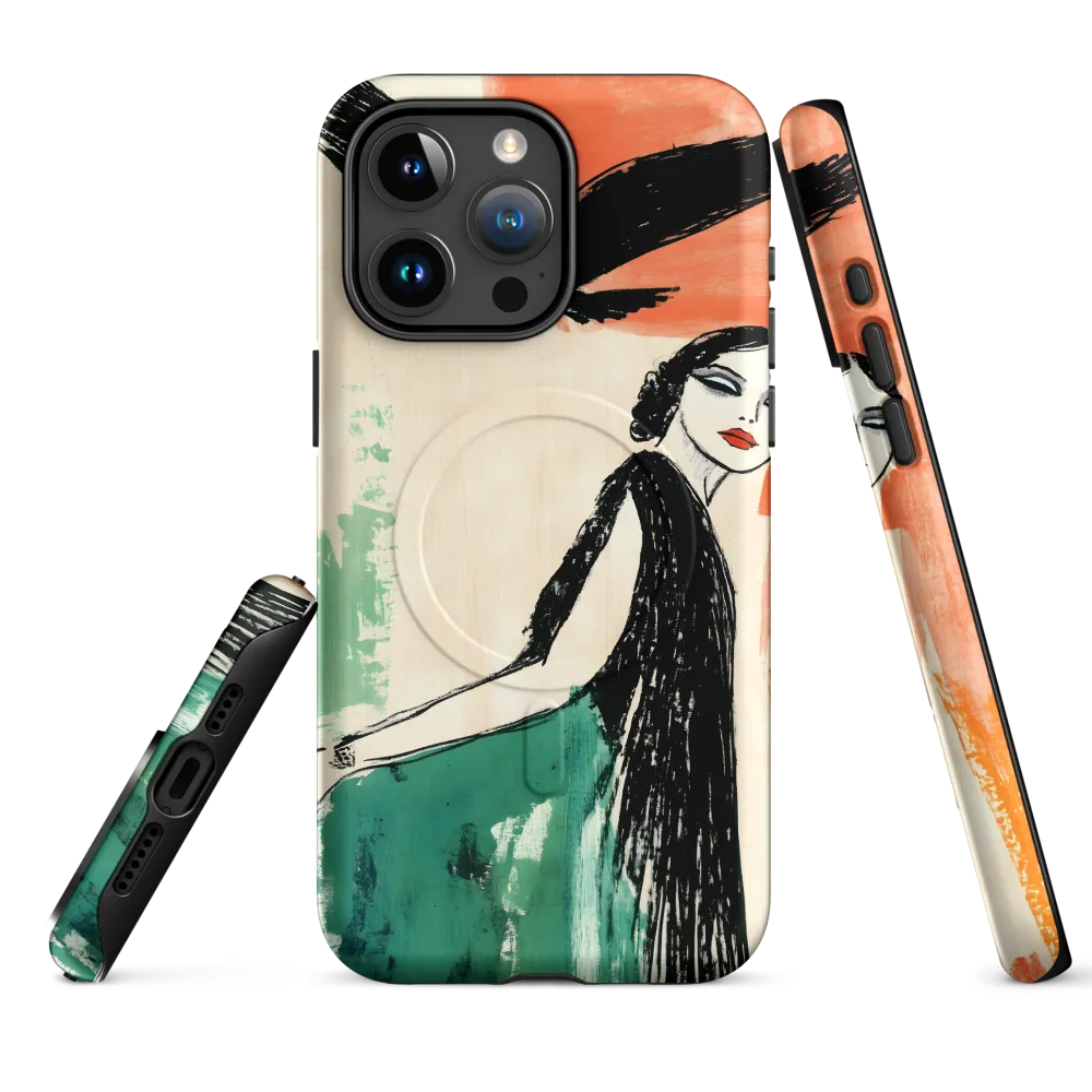 Elegance in Flight | Phone Case |  15 Pro Max | MagSafe® Tough Case | Matte