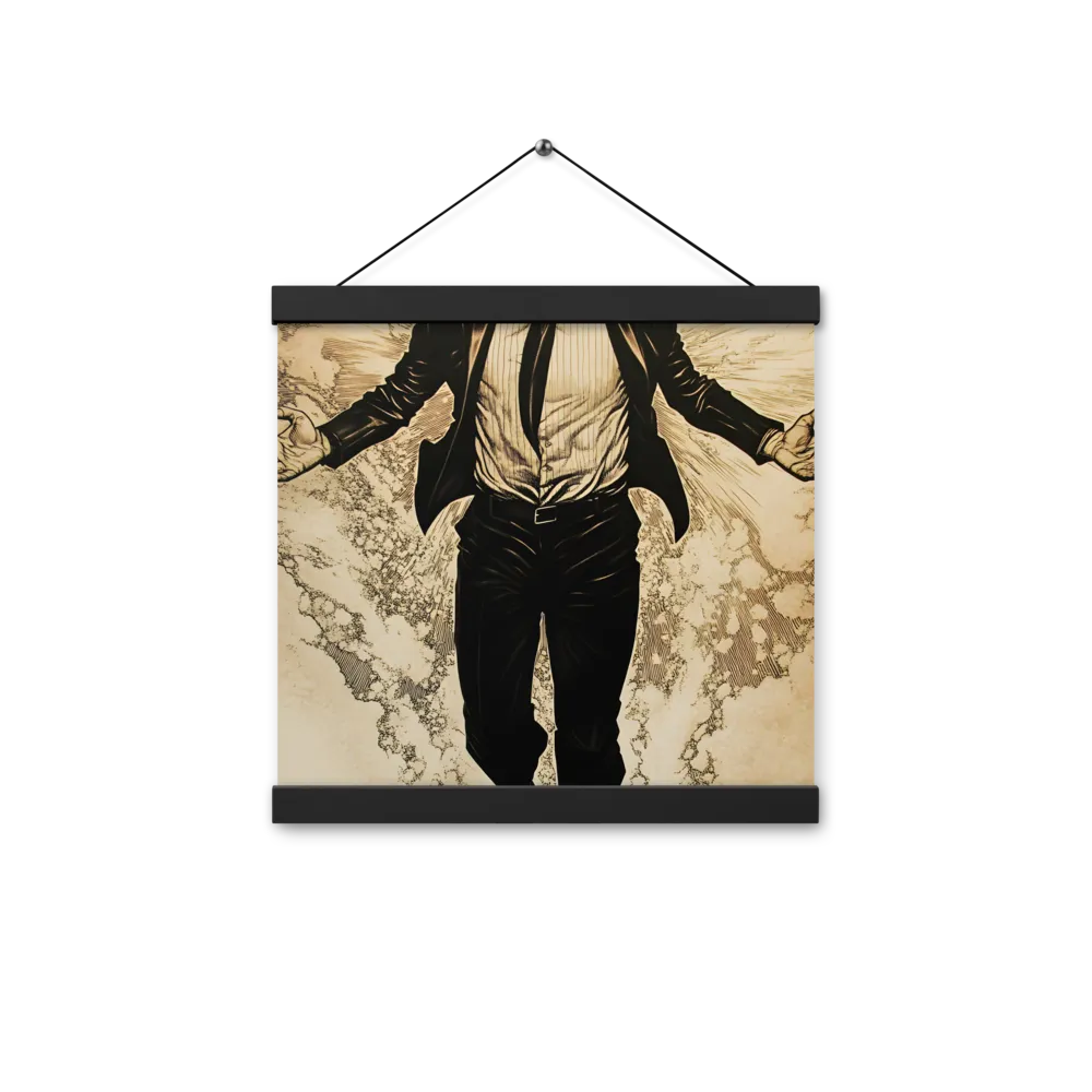 Ascendancy of the Spirit | Poster With Black Wood Hanger | 12″×12″