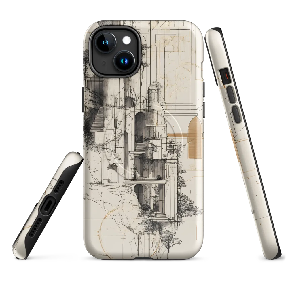 Ethereal Architectures | Phone Case |  15 Plus | MagSafe® Tough Case | Glossy