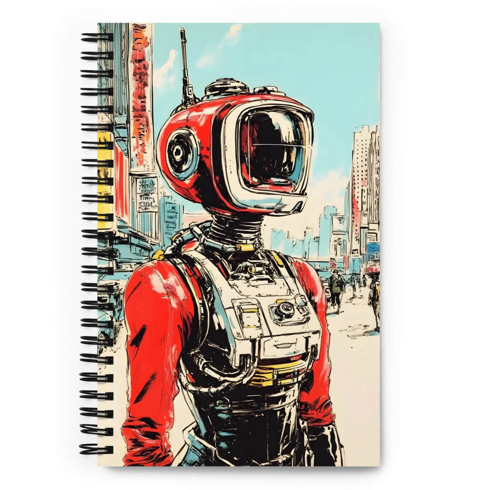 Future Guardian of the City | Spiral Notebook