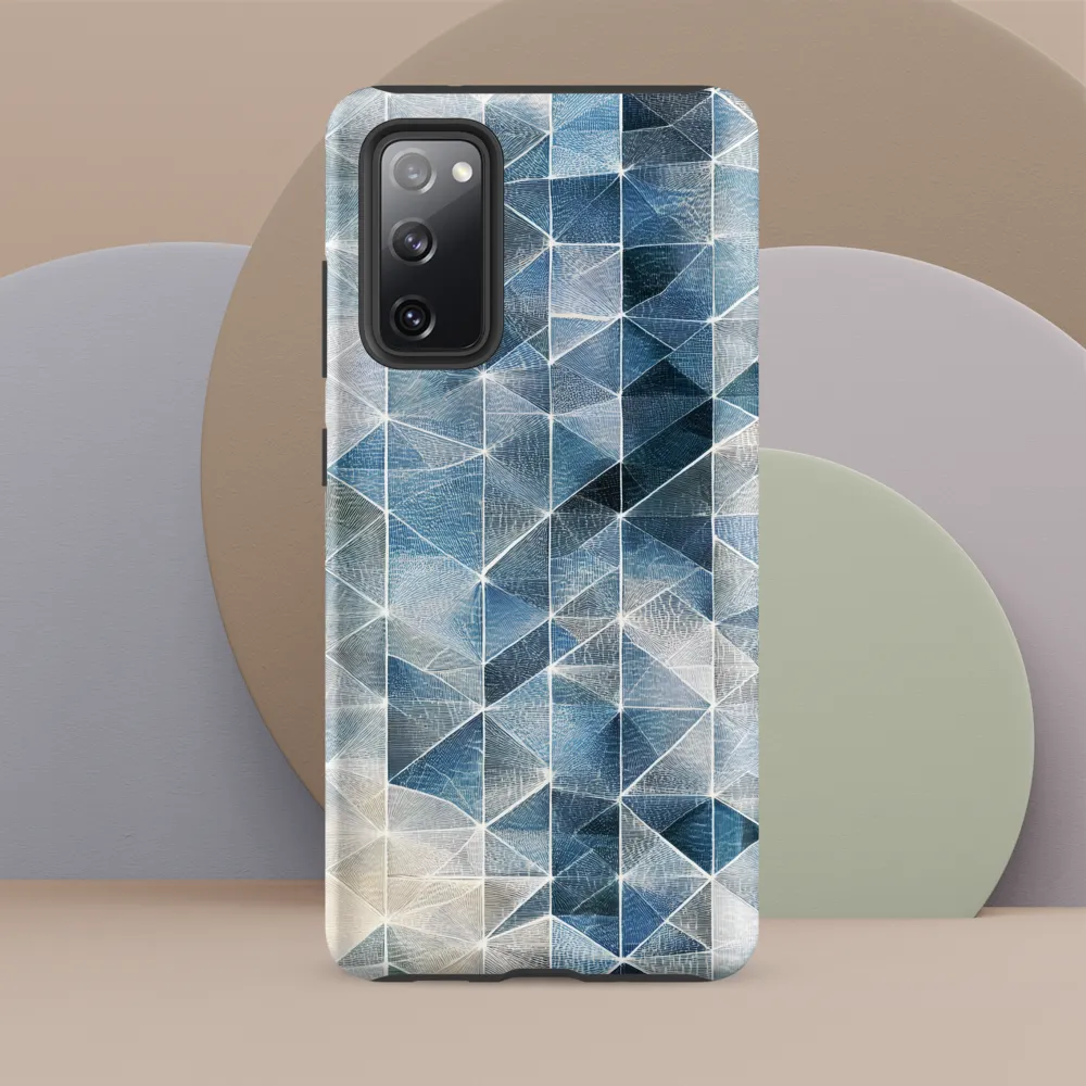 Geometric Harmony in Blue
