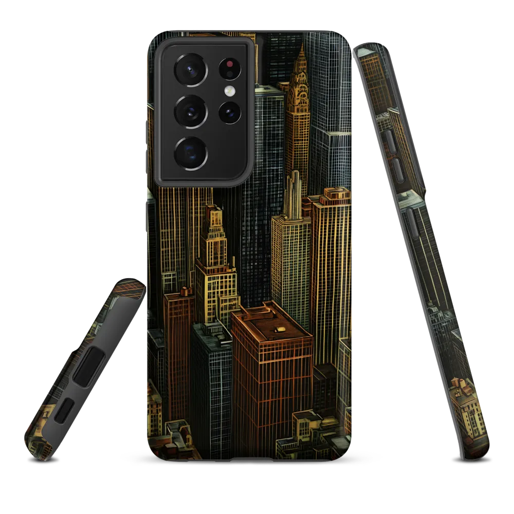 Urban Elegance: A Golden Cityscape