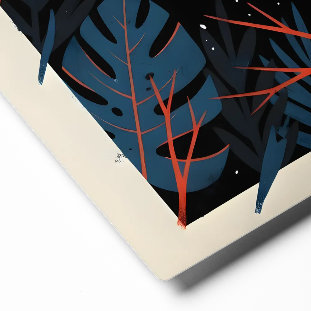 Midnight Hummingbird 
 Metal Print | 12″x 12″