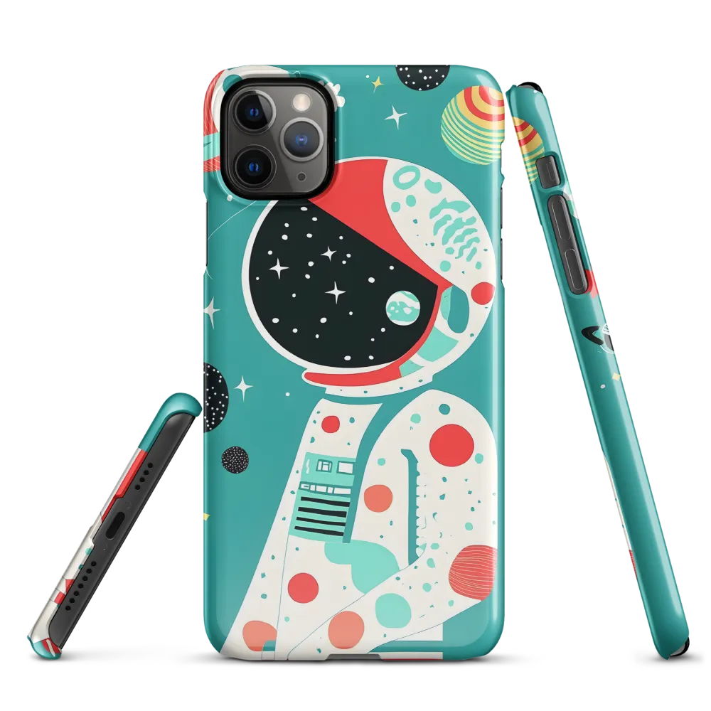 Cosmic Explorer: A Playful Journey Through Space | Phone Case |  11 Pro Max | Snap Case | Glossy