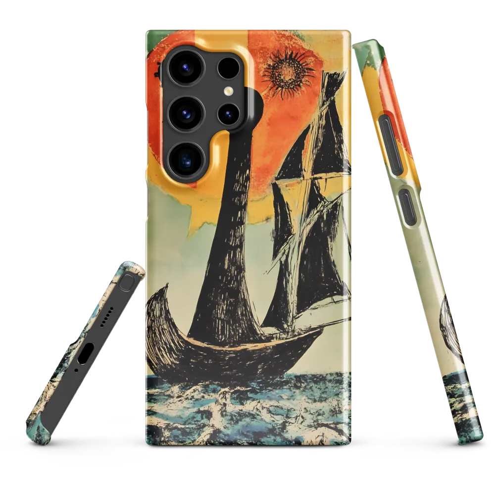 Sailing into the Surreal | Phone Case |  S24 Ultra | Snap Case | Glossy