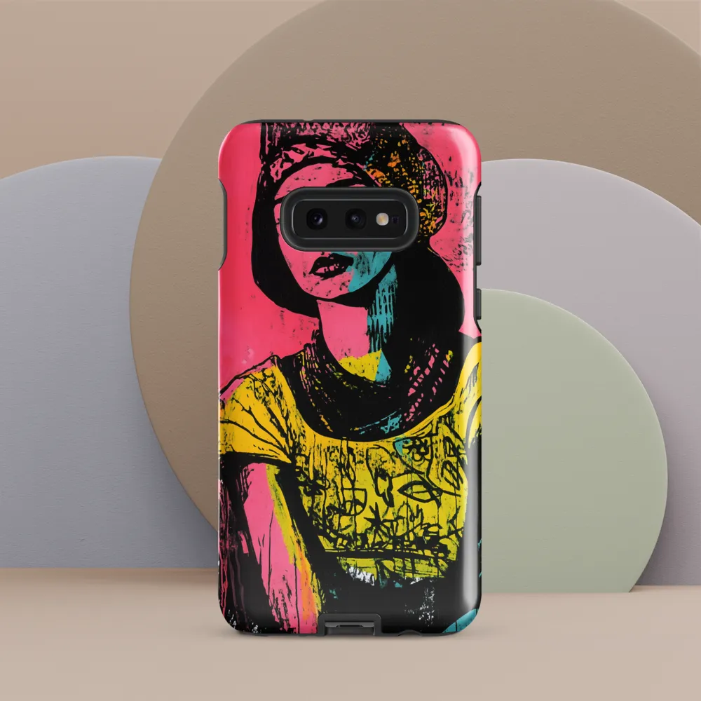 Urban Elegance: A Graffiti Portrait