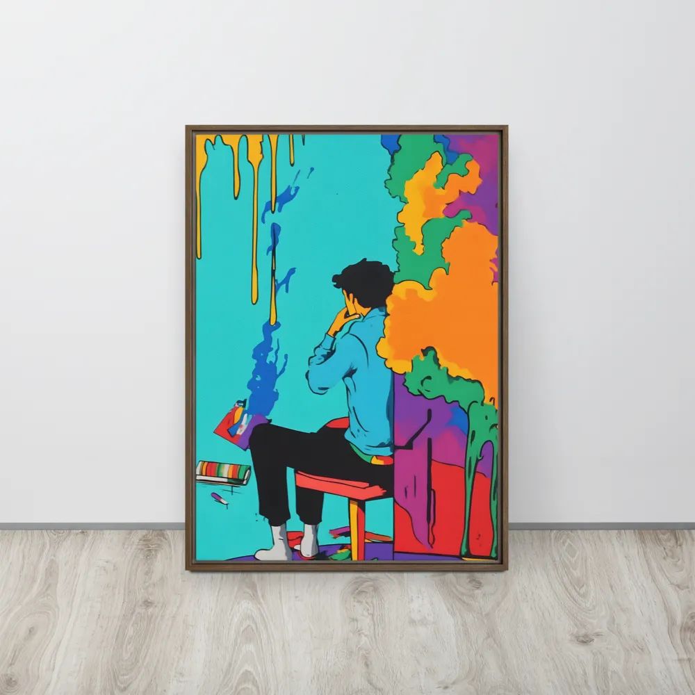 The Artist Within | Canvas with Brown Frame | 20″×28″