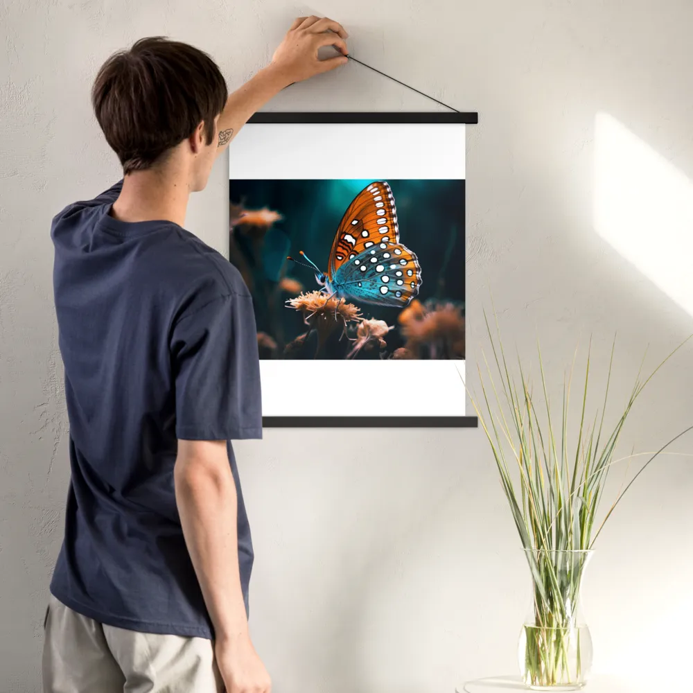 Whispers of Color: The Butterfly's Embrace