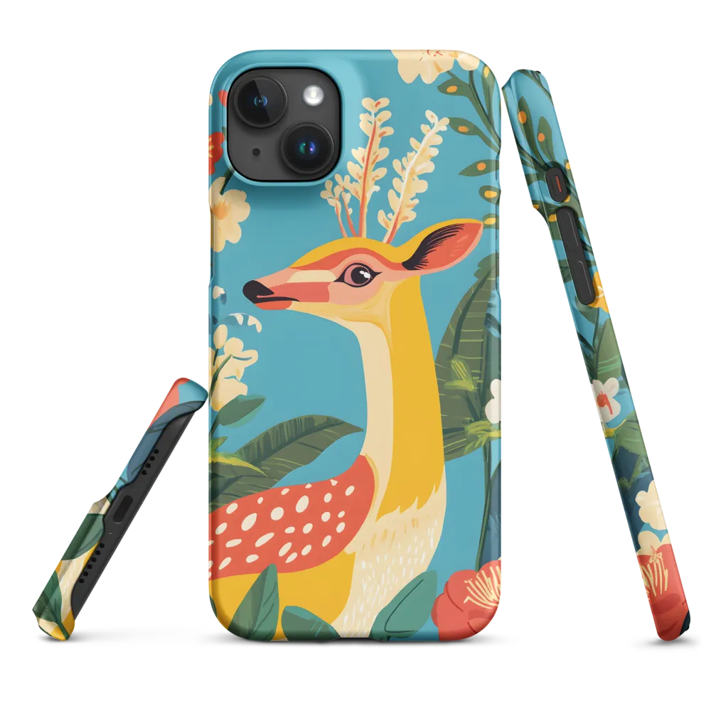 Serene Majesty: A Vibrant Deer Amidst Flora