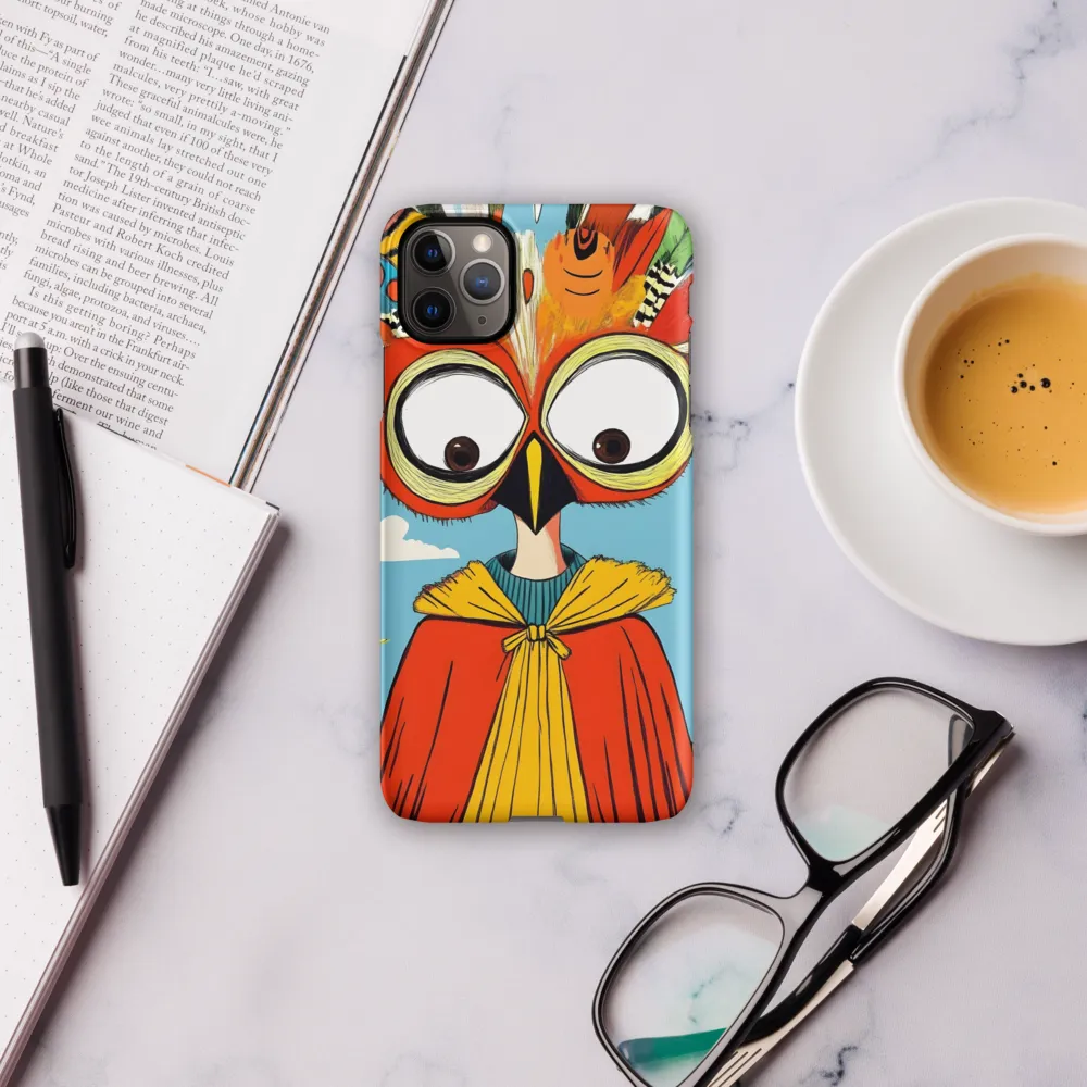 A Whimsical Encounter: The Owl-Human Fusion