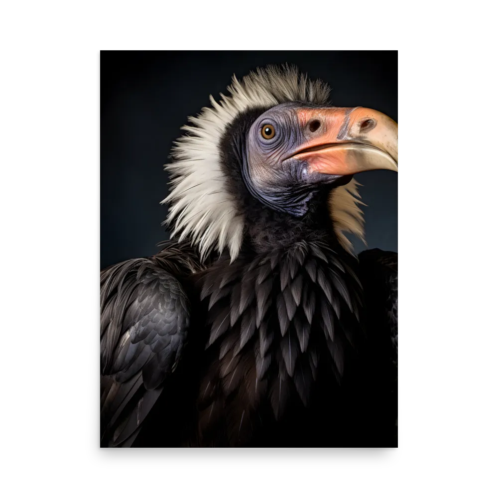 Majestic Vulture Portrait | Poster | 18″×24″