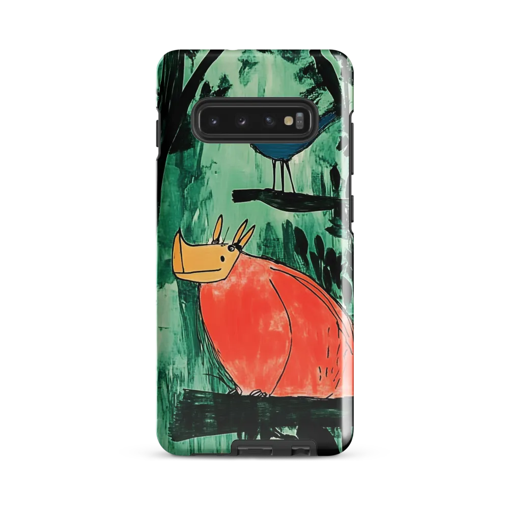 Whimsical Forest Companions | Phone Case |  S10 Plus | Tough Case | Glossy