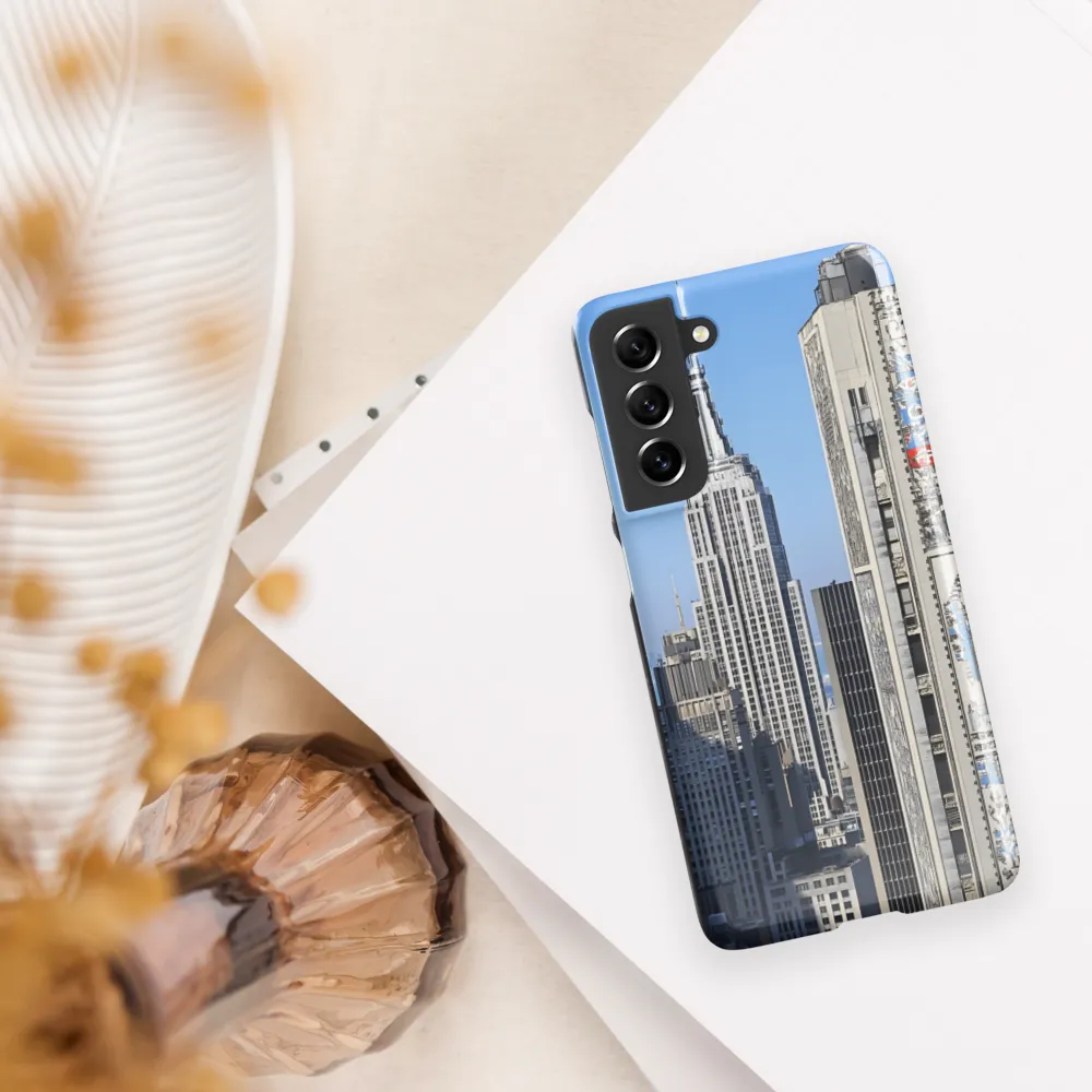 Urban Elegance: New York's Iconic Skyline | Phone Case |  S21 FE | Snap Case | Glossy