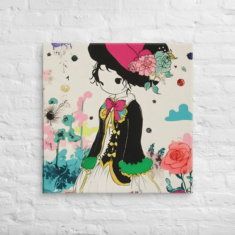 Whimsical Garden Reverie | Canvas | 30″×30″